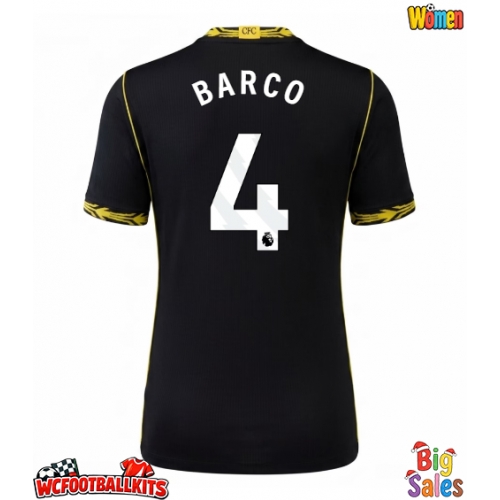Chelsea Valentin Barco #4 Replica Away Stadium Shirt for Women 2026-27 Short Sleeve